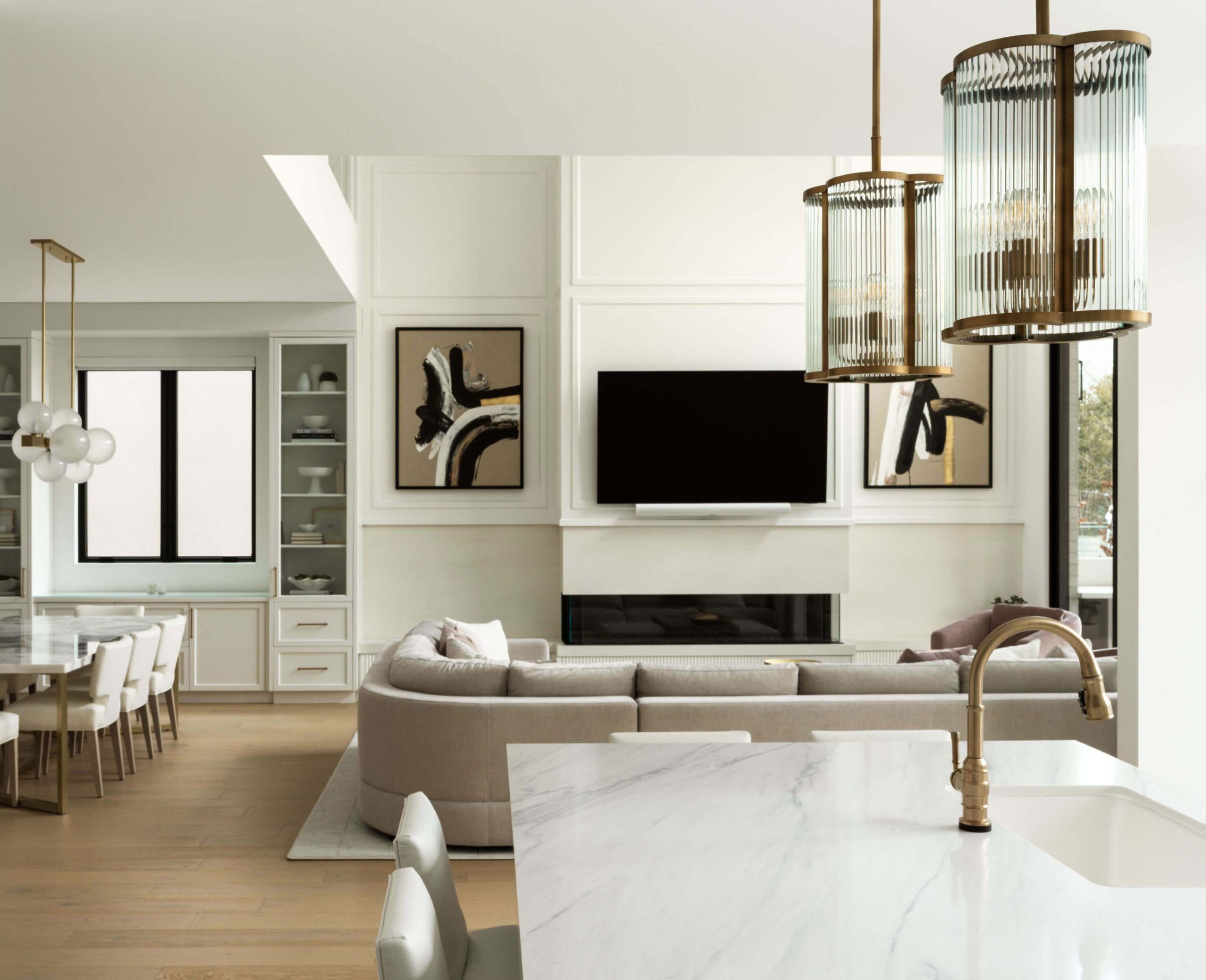 Contemporary French Chateau - Sensus Design Studio